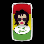 Coque Samsung Galaxy Young Miss Rasta Brune