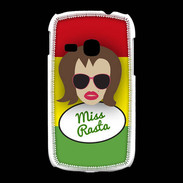 Coque Samsung Galaxy Young Miss Rasta Chatain