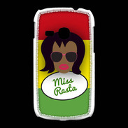 Coque Samsung Galaxy Young Miss Rasta Black