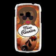 Coque Samsung Galaxy Young Miss Réunion Black