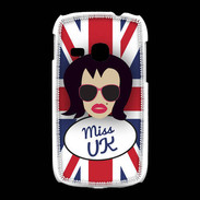 Coque Samsung Galaxy Young Miss UK Brune