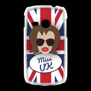 Coque Samsung Galaxy Young Miss UK Chatain