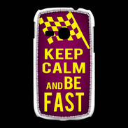 Coque Samsung Galaxy Young Keep Calm and Be Fast Rose