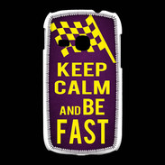Coque Samsung Galaxy Young Keep Calm and Be Fast Violet
