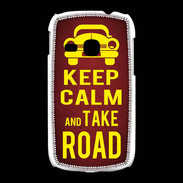 Coque Samsung Galaxy Young Keep Calm and Take o road 2 Rouge