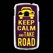 Coque Samsung Galaxy Young Keep Calm and Take o road 2 Violet