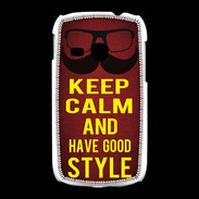 Coque Samsung Galaxy Young Keep Calm and Have a good Style Rouge