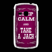 Coque Samsung Galaxy Young Keep Calm and Take Jack Rose