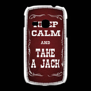Coque Samsung Galaxy Young Keep Calm and Take Jack Rouge