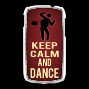 Coque Samsung Galaxy Young Keep Calm and Dance Rouge