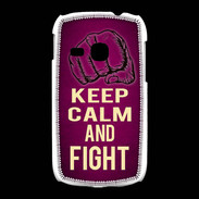 Coque Samsung Galaxy Young Keep Calm and Fight Rose