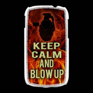 Coque Samsung Galaxy Young Keep Calm and Grenade Feu