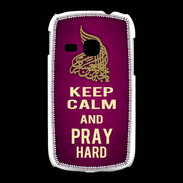 Coque Samsung Galaxy Young Keep Calm and Pray Muslim Rose