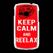 Coque Samsung Galaxy Young Keep Calm and Reelax Rouge
