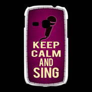 Coque Samsung Galaxy Young Keep Calm and Sing Rose