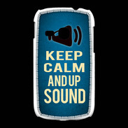 Coque Samsung Galaxy Young Keep Calm and Up Sound Bleu
