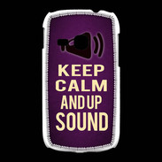 Coque Samsung Galaxy Young Keep Calm and Up Sound Violet