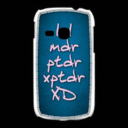 Coque Samsung Galaxy Young LOL MDR bleu ZG