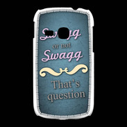 Coque Samsung Galaxy Young Swag or Not bleu ZG