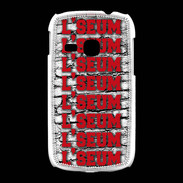 Coque Samsung Galaxy Young L'seum rouge