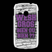 Coque Samsung Galaxy Young Wesh Gros Violet