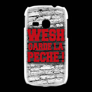 Coque Samsung Galaxy Young Wesh garde la pèche Rouge