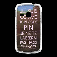Coque Samsung Galaxy Young Code pin rose ZG