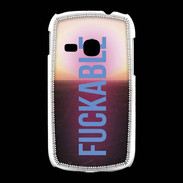 Coque Samsung Galaxy Young Fuckable bleu ZG