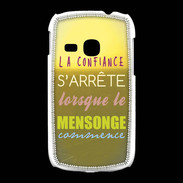 Coque Samsung Galaxy Young Confiance et mensonge ZG
