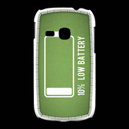 Coque Samsung Galaxy Young Low Battery vert ZG