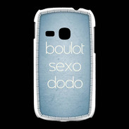 Coque Samsung Galaxy Young Boulot Sexo Dodo Bleu ZG