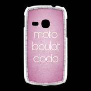 Coque Samsung Galaxy Young Moto Boulot Dodo rose ZG