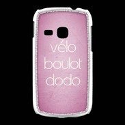 Coque Samsung Galaxy Young Vélo Boulot Dodo Rose ZG