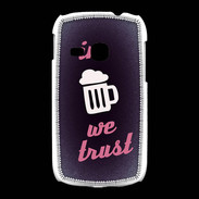 Coque Samsung Galaxy Young In Beer We trust Rouge ZG
