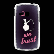 Coque Samsung Galaxy Young In Chicha We trust Rouge ZG