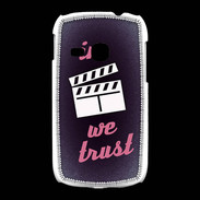 Coque Samsung Galaxy Young In Ciné We Trust Rouge ZG