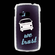 Coque Samsung Galaxy Young In Combi We trust Bleu ZG