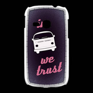 Coque Samsung Galaxy Young In Combi We trust Rouge ZG