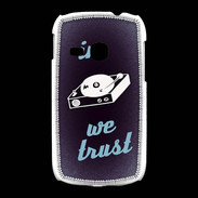Coque Samsung Galaxy Young In DJ We trust Bleu ZG