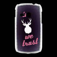 Coque Samsung Galaxy Young In Elan We trust Rouge ZG
