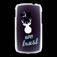 Coque Samsung Galaxy Young In Elan We trust Bleu ZG