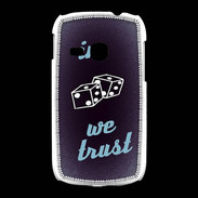 Coque Samsung Galaxy Young In Gamble We trust Bleu ZG