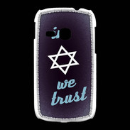 Coque Samsung Galaxy Young In Judaïsme We trust Bleu ZG 