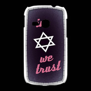 Coque Samsung Galaxy Young In Judaïsme We trust Rouge ZG 