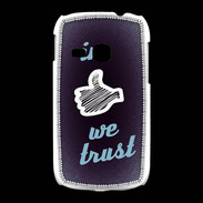 Coque Samsung Galaxy Young In Like We trust Bleu ZG