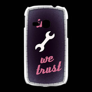 Coque Samsung Galaxy Young In Mecanic We trust Rouge ZG