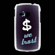 Coque Samsung Galaxy Young In Money We trust Bleu ZG