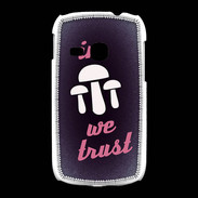 Coque Samsung Galaxy Young In Mushrooms We trust Rouge ZG