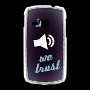 Coque Samsung Galaxy Young In Music We trust Bleu ZG
