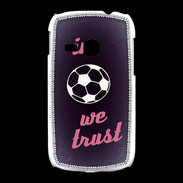 Coque Samsung Galaxy Young In Soccer We trust Rouge ZG
